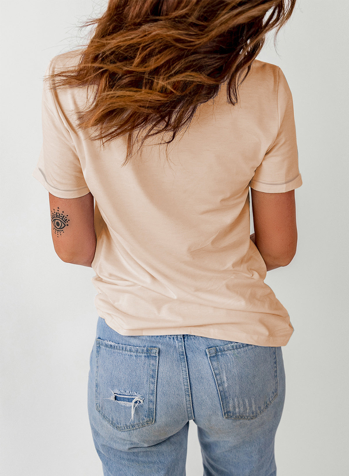 Khaki Poker Cards Graphic Tee