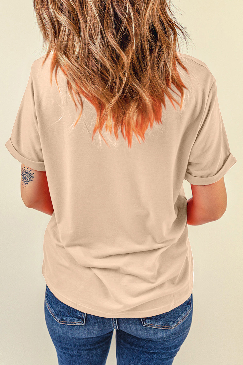 Khaki Cowgirl Rodeo Graphic Tee