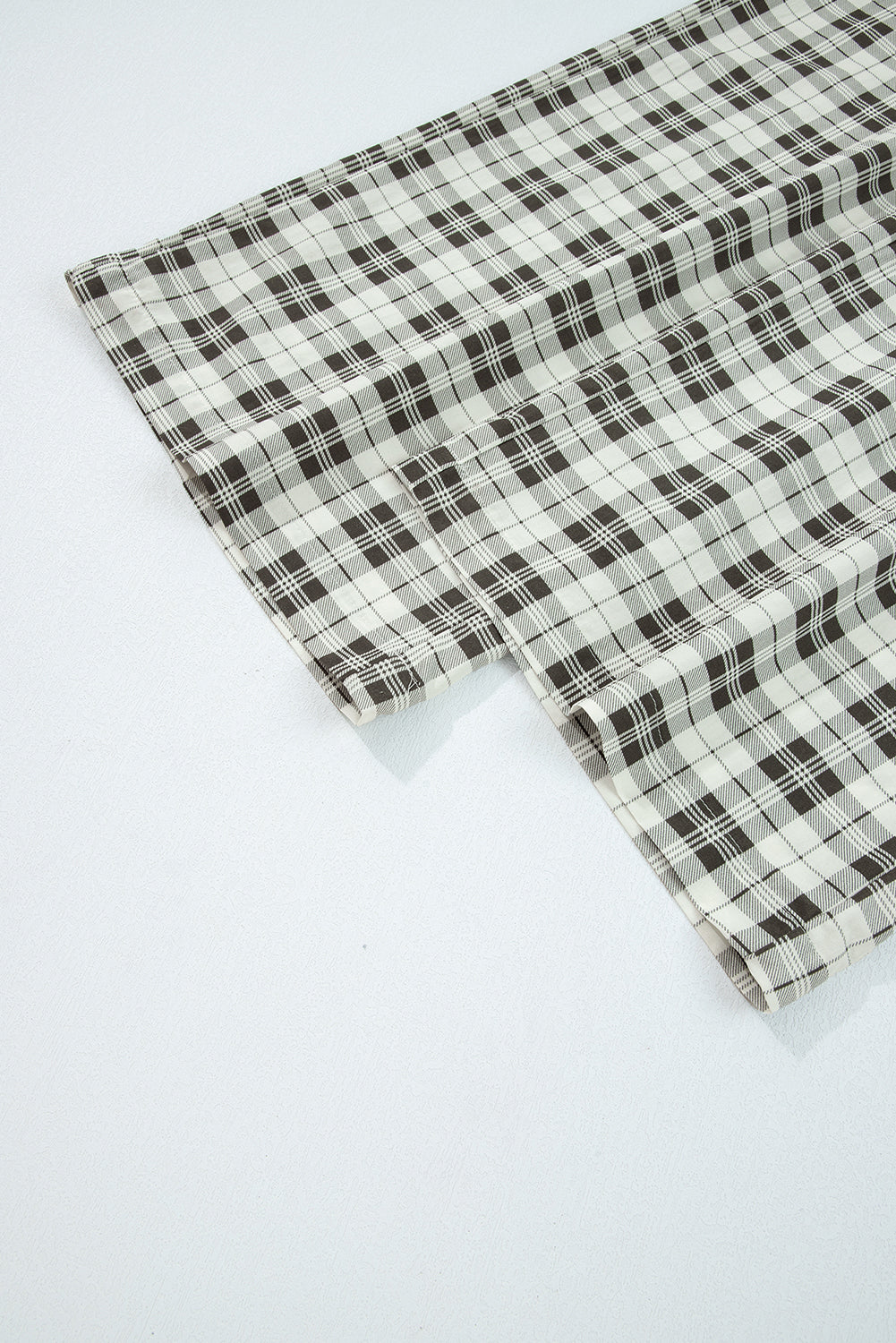 Gray-ish Green Plaid Wide Leg Lounge Pants