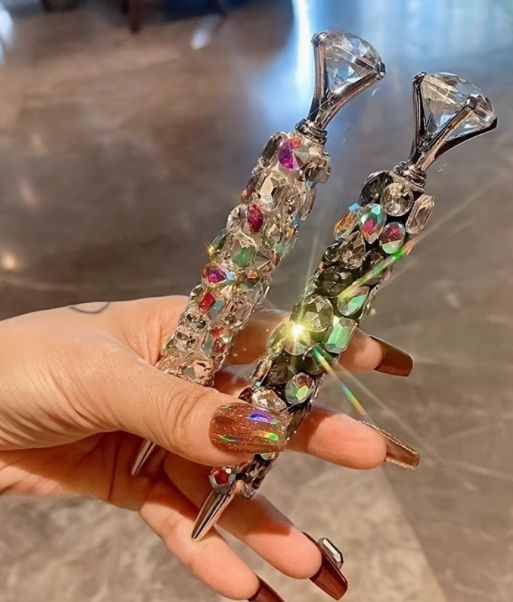 GG Diamond Drip Black AB Luxe Ballpoint Pen (LIMITED EDITION)